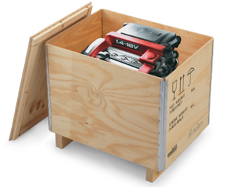 Cartons triple cannelure, containers et bois