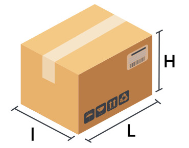 Caisse carton format Palette