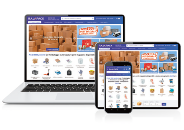 Rajapack raggiunge 7.000 prodotti a stock