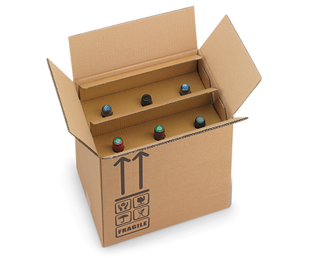 Scatole per bottiglie di vino