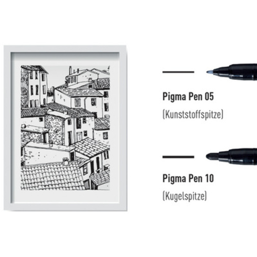 Stylo Sakura Pigma Pen Set 3x - vue 2