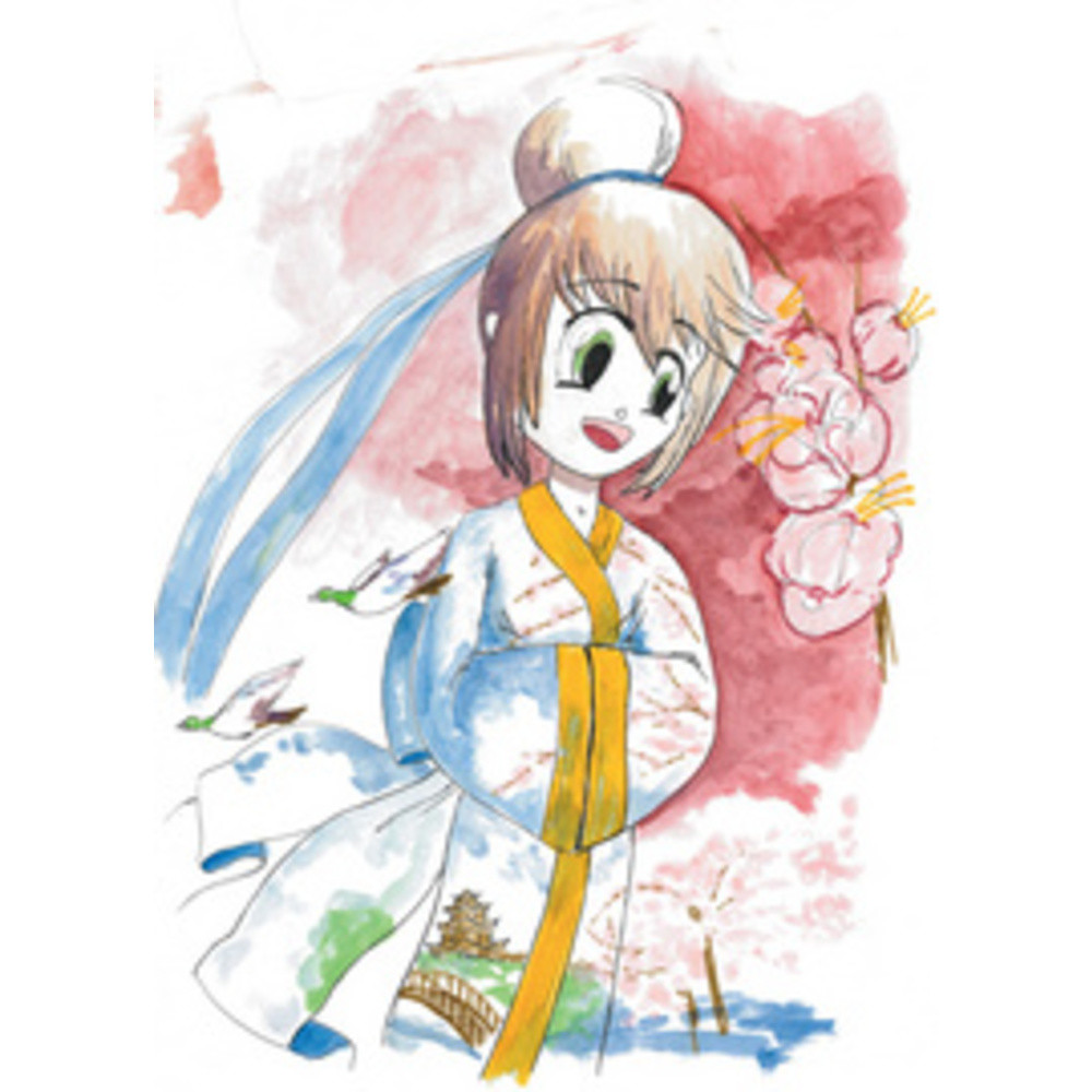 Sakura Collection Manga unique de 6 stylos brush Koi Colouring - vue 2