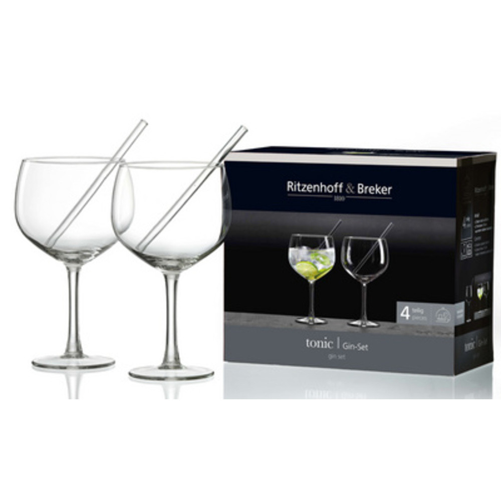 RITZENHOFF & BREKER Set gin TONIC, 4 pices
