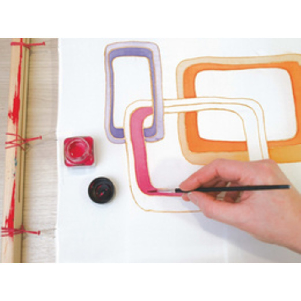 Peinture pour soie JAVANA, kit couleur tendance