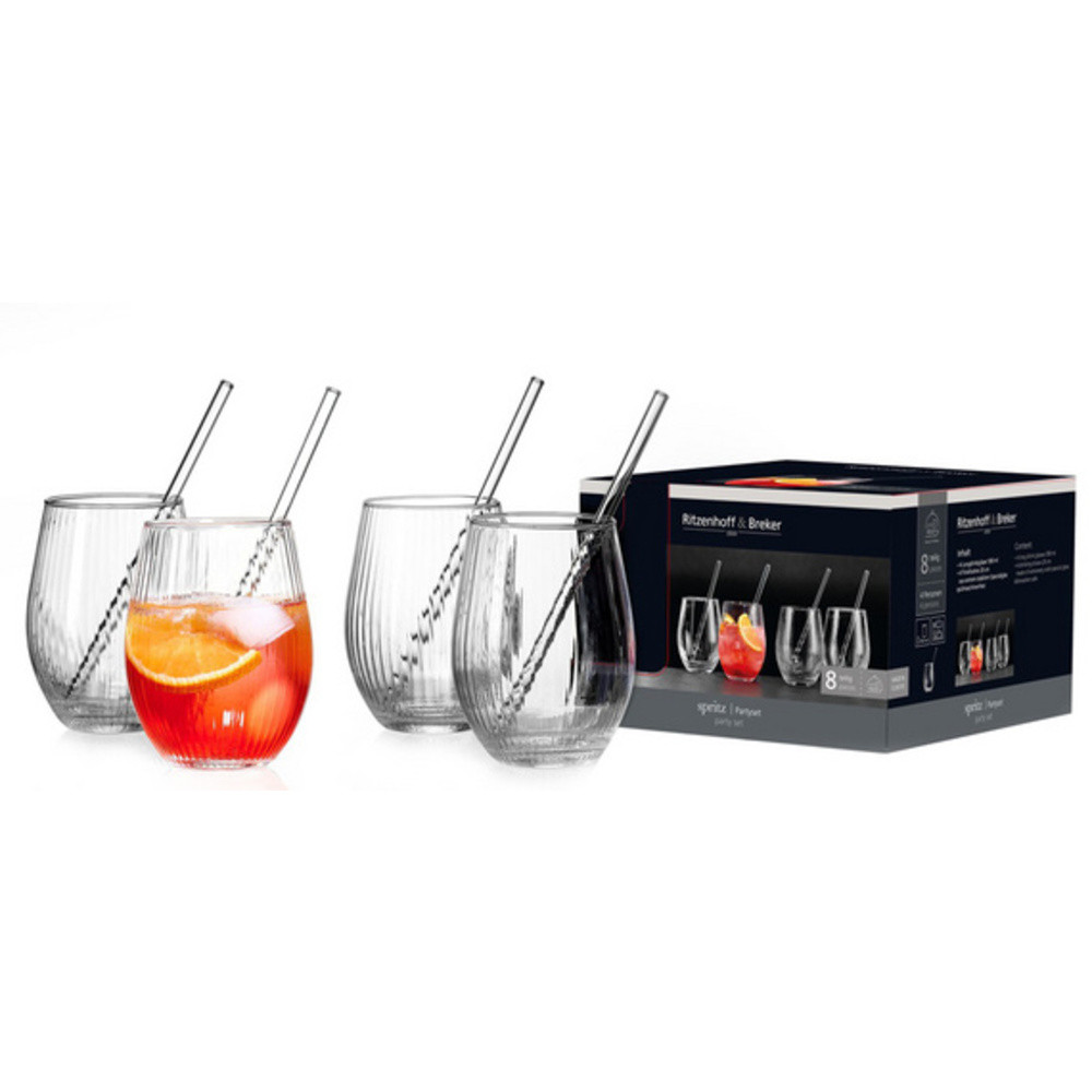 RITZENHOFF & BREKER Set festif SPRITZ, 8 pices