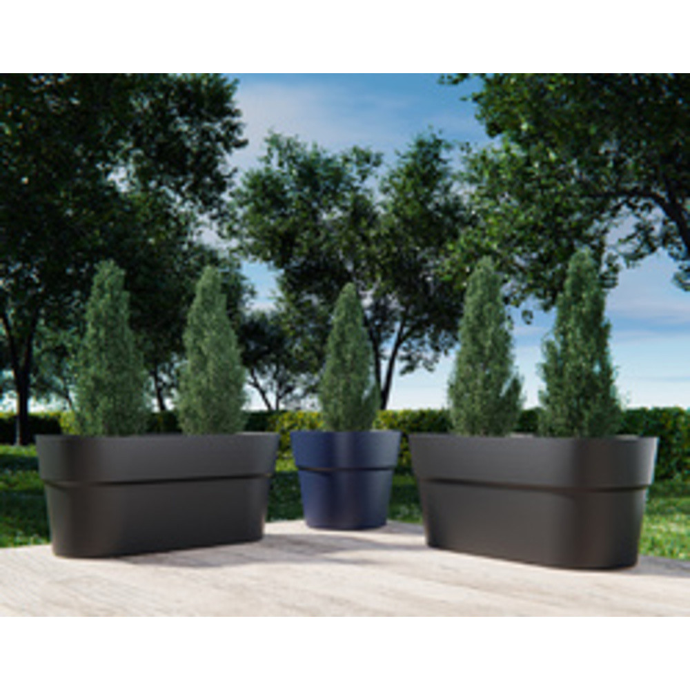 TERA Bac  plantes 'Sirio', largeur: 780 mm, fog grey