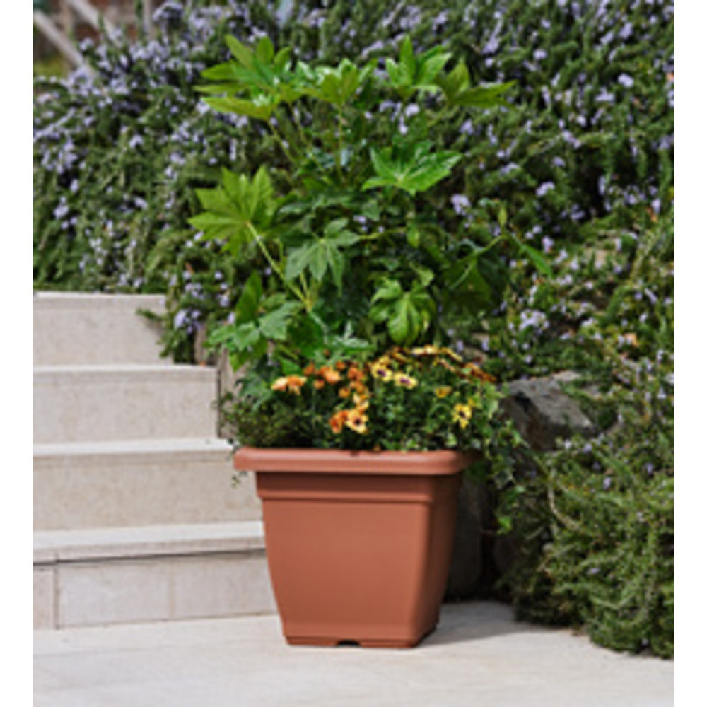 TERA Pot de fleurs 'Nazca', largeur: 450 mm, anthracite