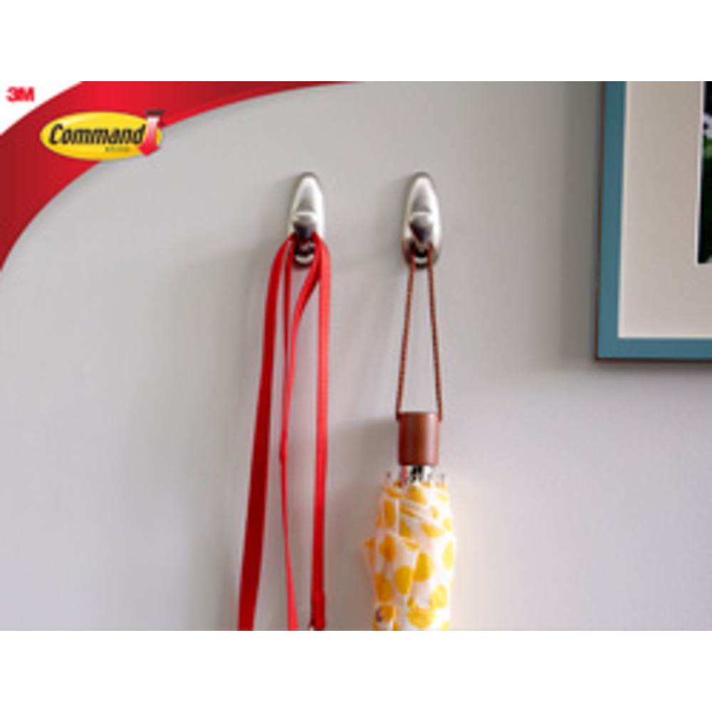 3M Command Crochet en métal 'Classic', taille M, argent
