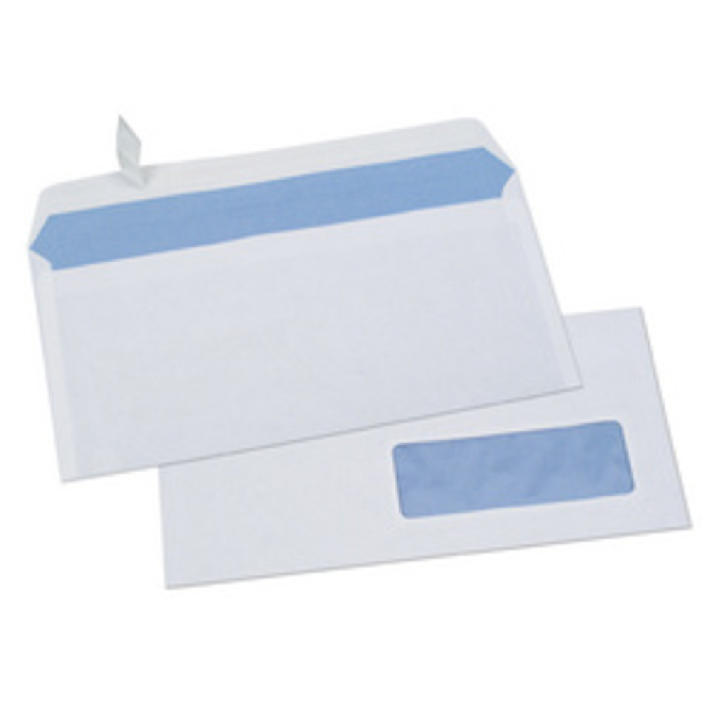 Enveloppes ECO, C5, 162 x 229 mm, sans fenêtre, blanc