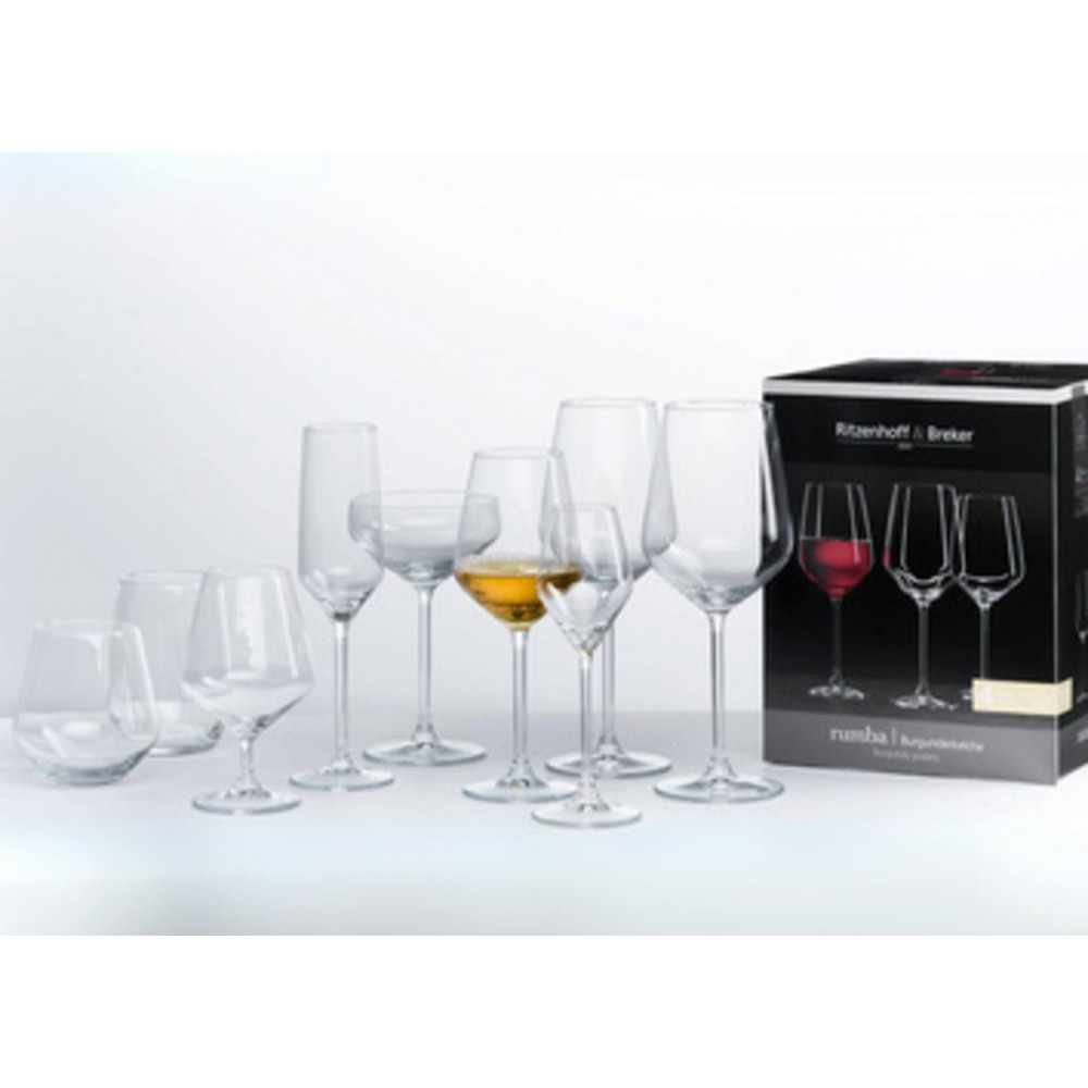 RITZENHOFF & BREKER Verre  bourgogne RUMBA, 0,65 l