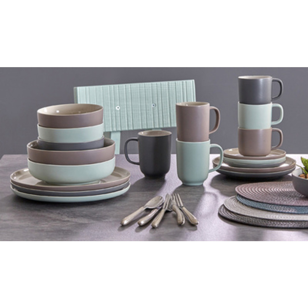 RITZENHOFF & BREKER Service à café JASPER, 12 pièces, gris