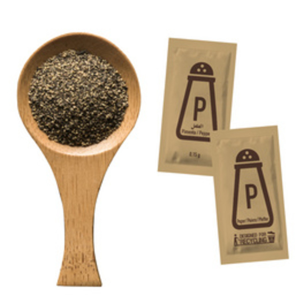 HELLMA Portion de poivre, emball  l'unit, dans un carton