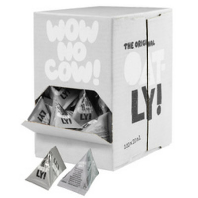 Oatly Portion de lait d'avoine, dans un présentoir en carton