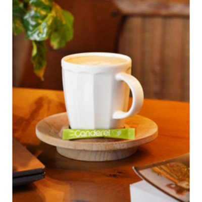 Canderel Stick Stevia, dans un présentoir en carton