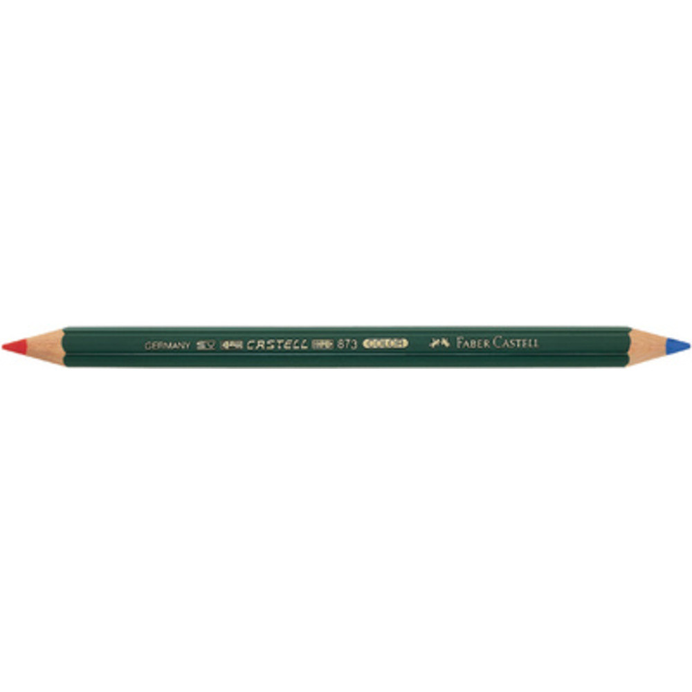 Crayon couleur CASTELL COLOR 873, rouge - bleu