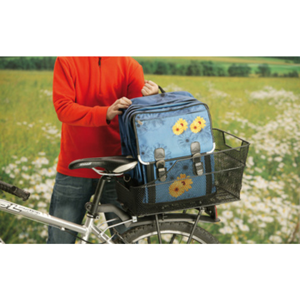 FISCHER Panier de vlo 'BIG' pour porte-bagage, noir