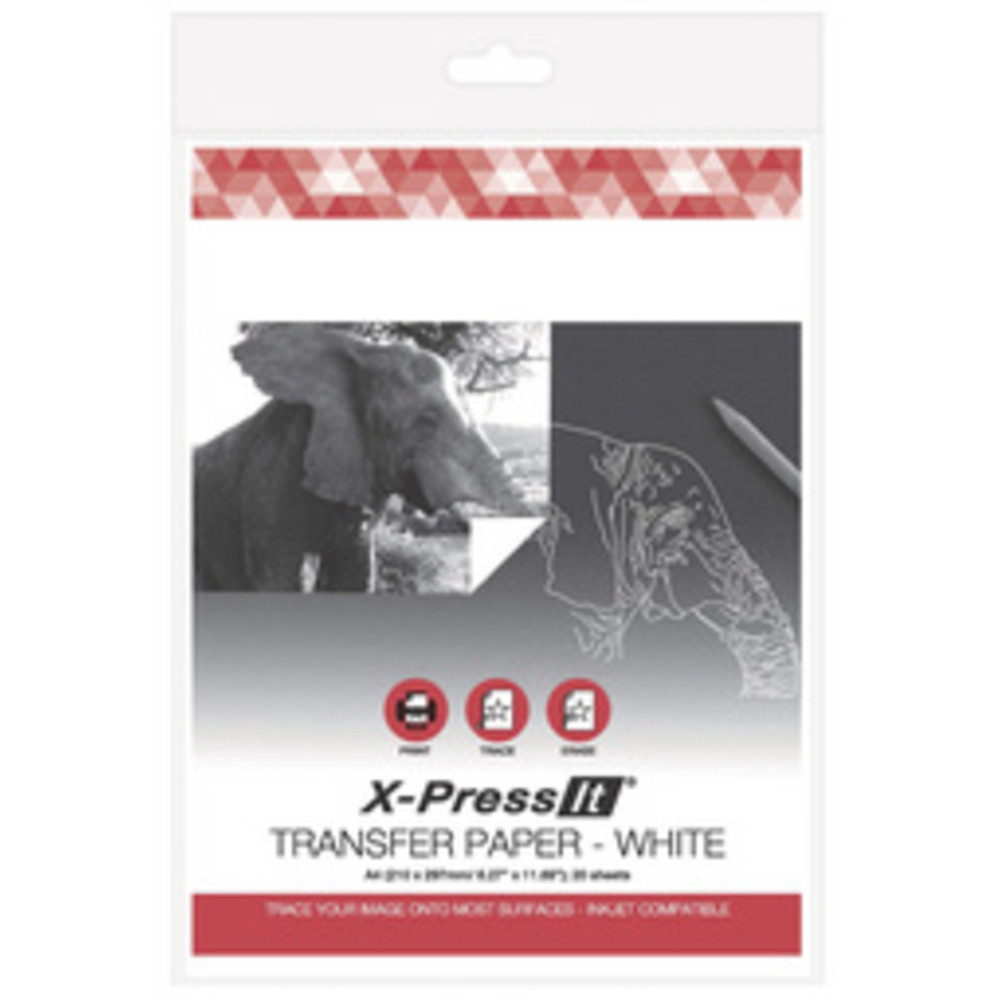 TRANSOTYPE Papier transfert X-Press It, A4, blanc