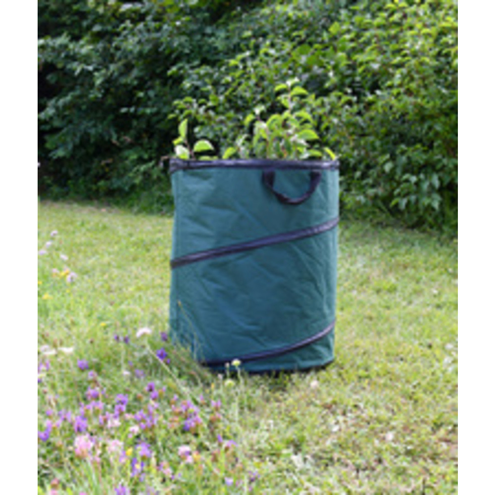 EDA Sac de jardin POP UP, 117 litres, polyester, vert fonc