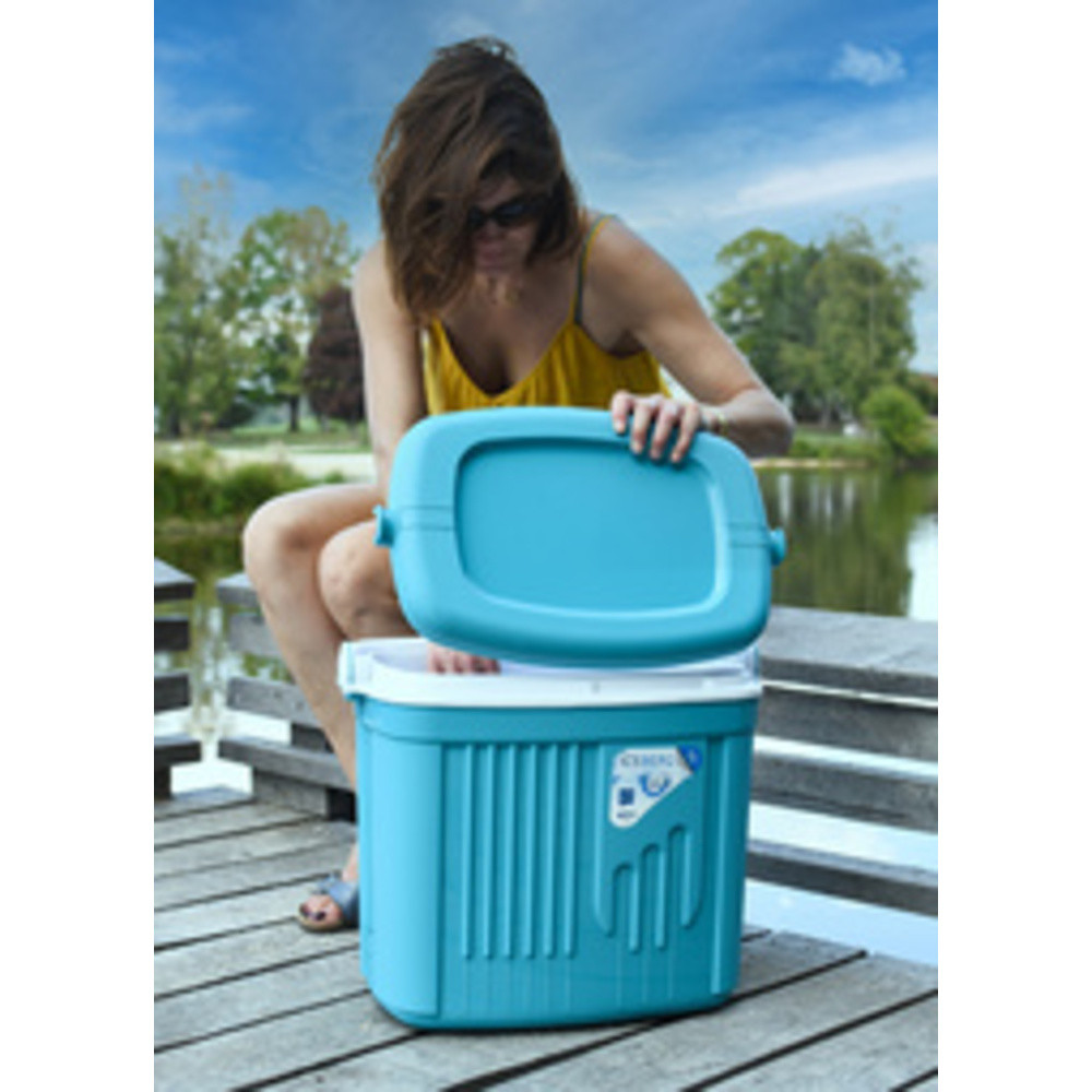 Glacière ICEBERG, 32 litres, gris/vert