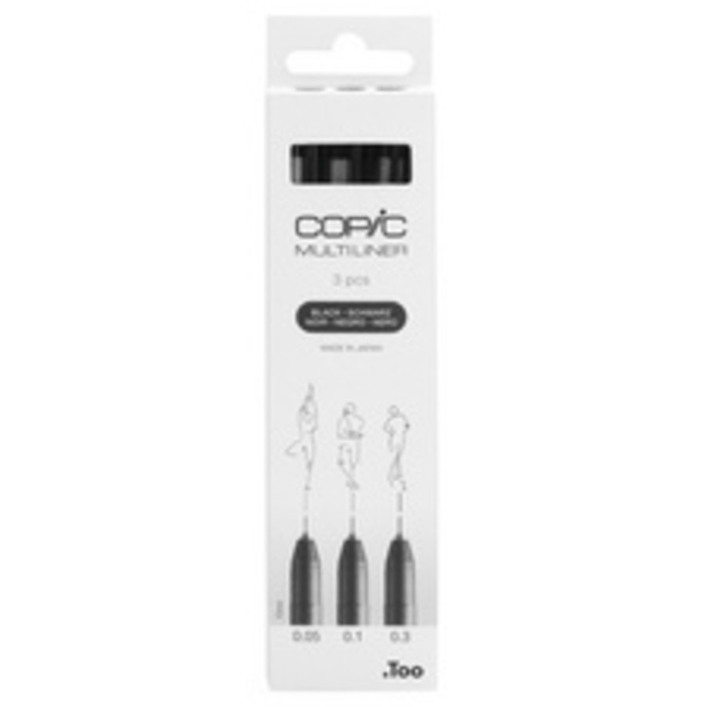 Copic Feutre fin MULTILINER, set de 3 - vue 2