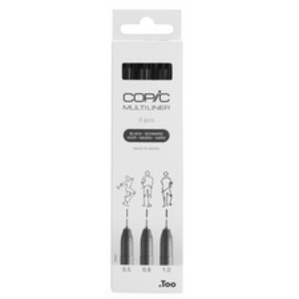 Copic Feutre fin MULTILINER, set de 3 - vue 2