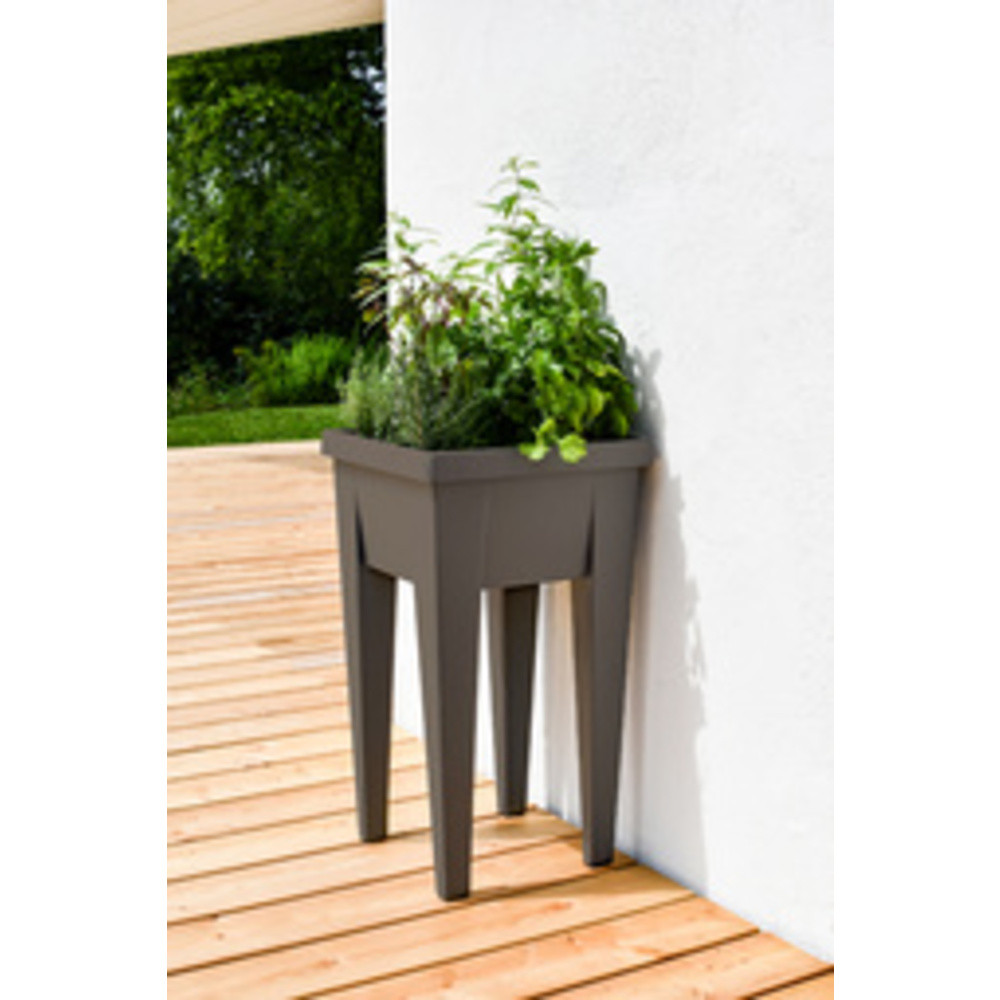 Mini-jardinière 'VEG&Table' Aromatique, anthracite