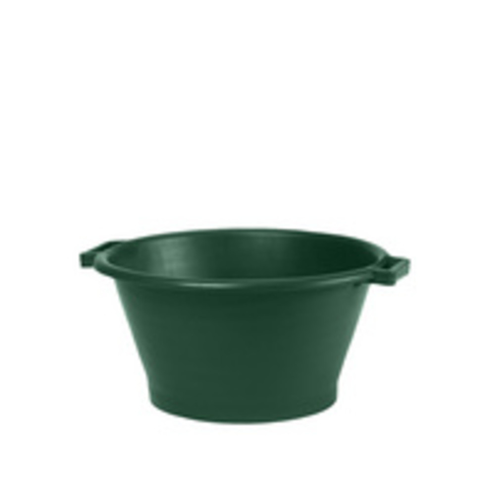 Bac universel, rond, 50 litres, plastique, vert