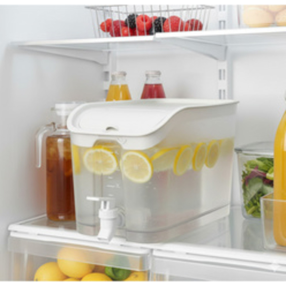 Distributeur de boisson, 5 L, transparent avec couvercle