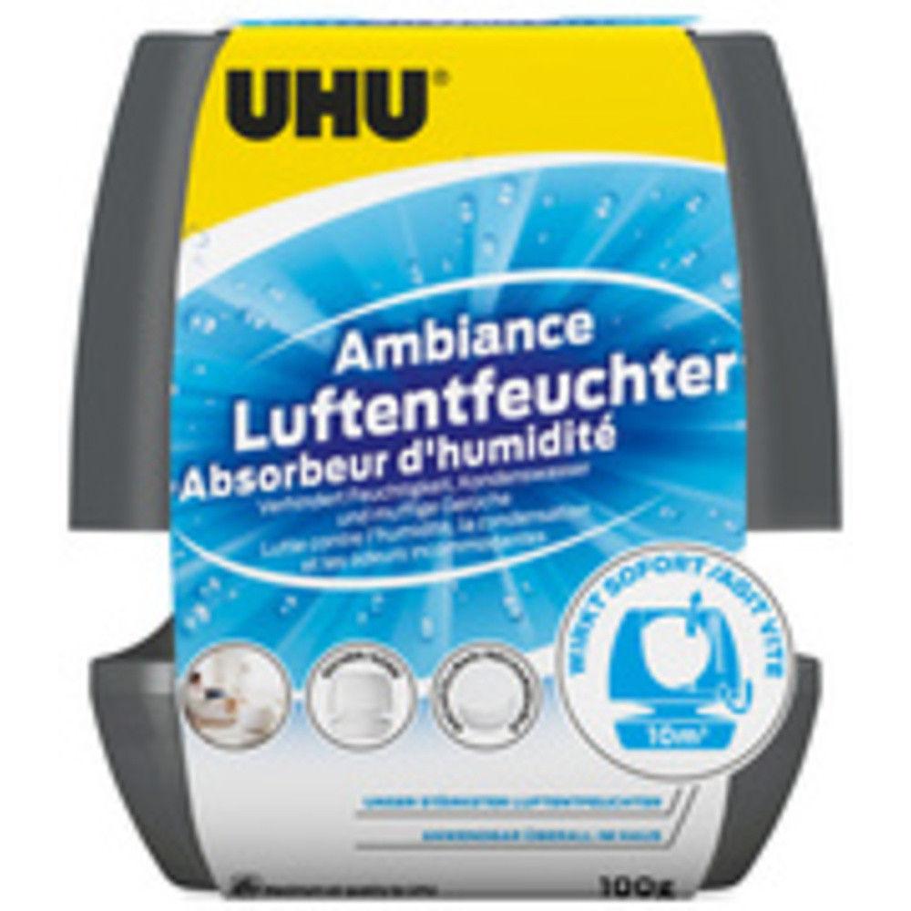 UHU Absorbeur d'humidit Ambiance, 100 g, anthracite