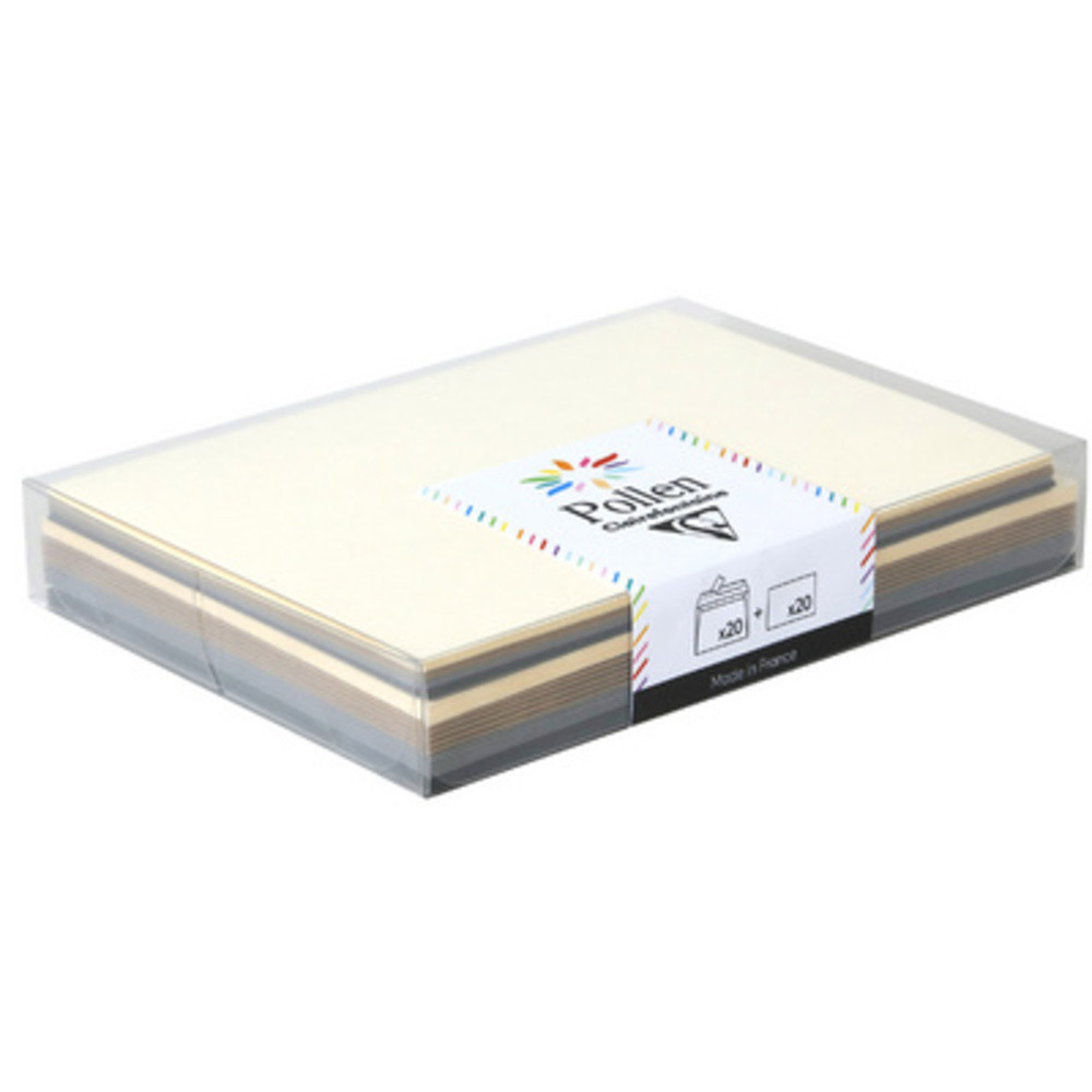 POLLEN BY CLAIREFONTAINE Set de correspondance, Casual
