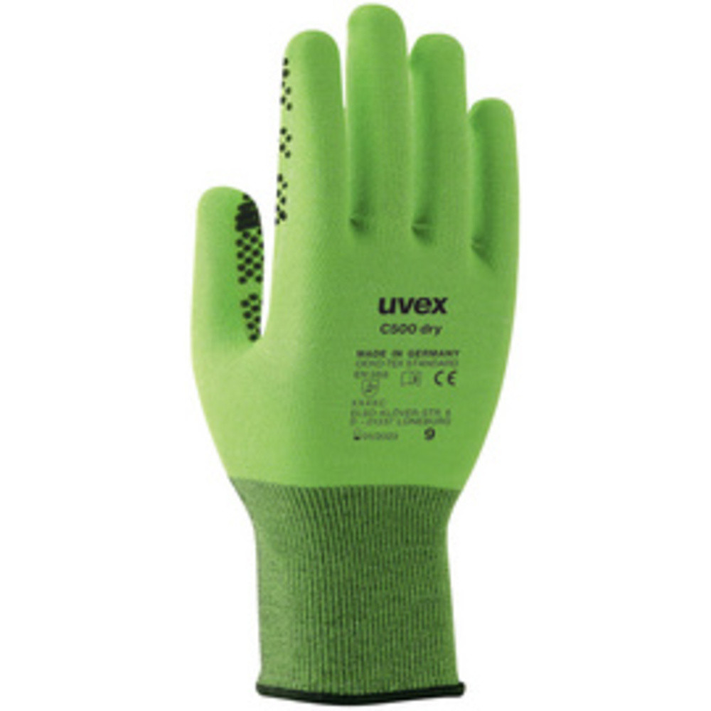UVEX Gant de protection contre les coupures C500 dry, T.9