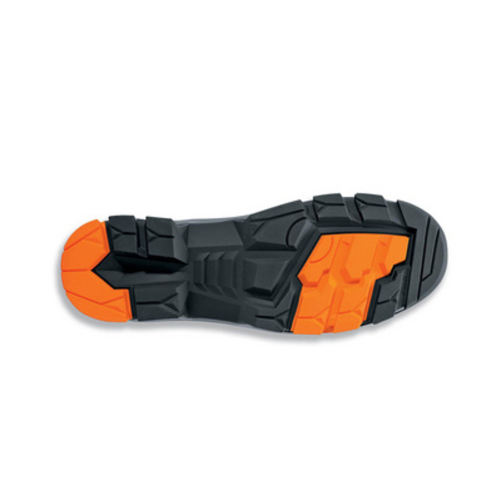 2 Chaussures basses S3 SRC, T. 42, noir/orange