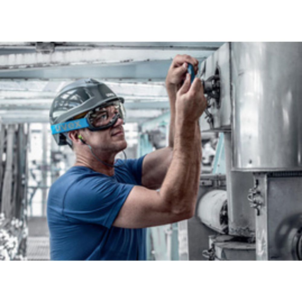 UVEX Lunettes-masques megasonic, teinte oculaires: incolore