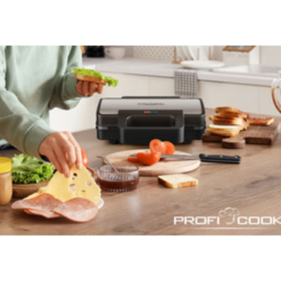 Appareil à croque-monsieur PC-ST 1315, inox/noir
