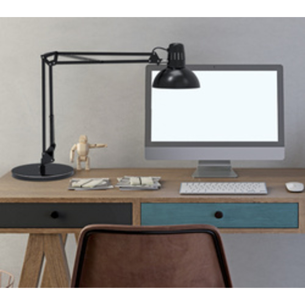 Lampe de bureau à LED MAULstudy, avec pied, noir