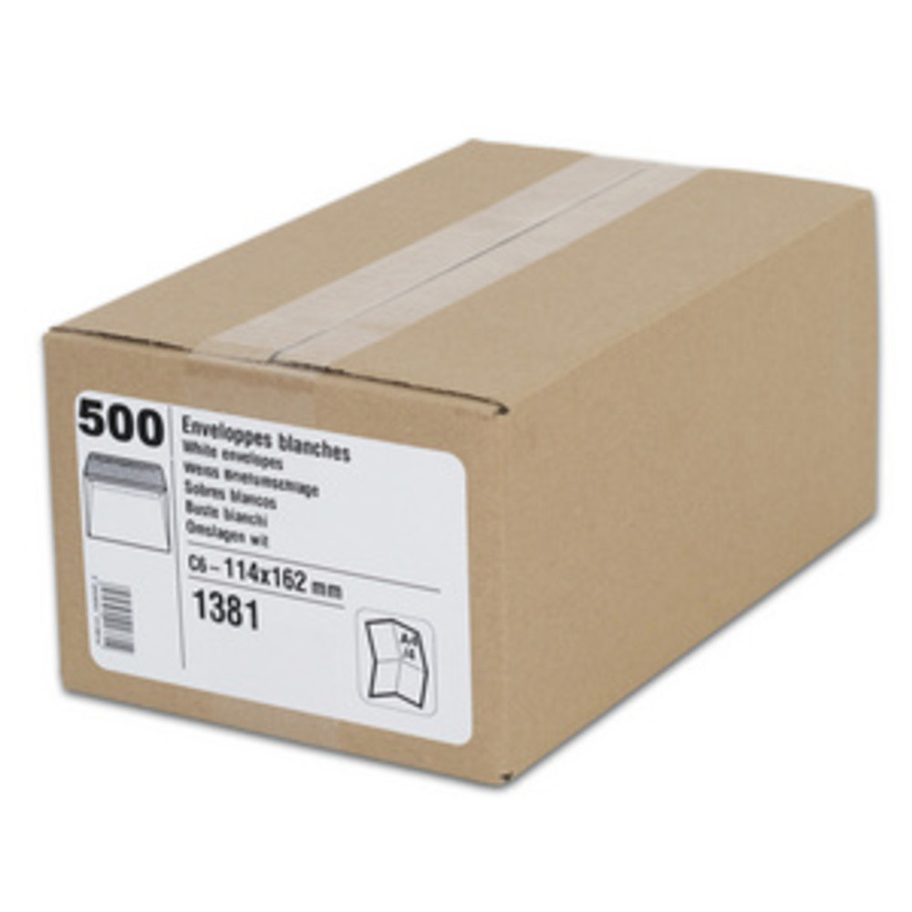 Enveloppes ECO, DL 110 x 220 mm, avec fenêtre, blanc