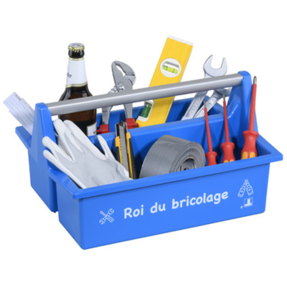 ALLIT Caisse de transport McPlus Carry 'Roi bricolage', bleu