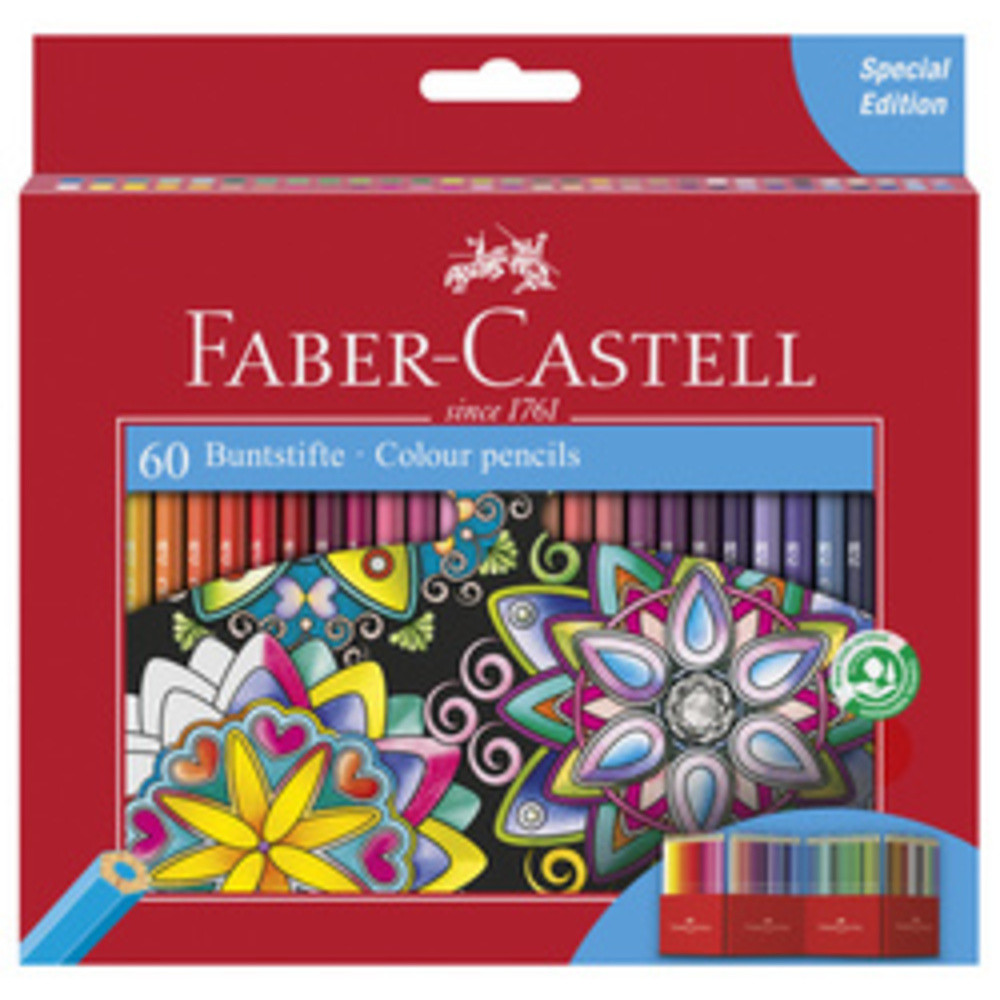FABER CASTELL Crayons de couleur CASTLE étui de