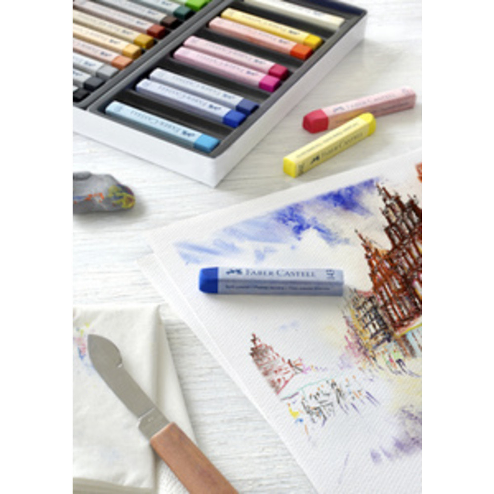 FABER-CASTELL Pastel tendre STUDIO QUALITY, tui de 24