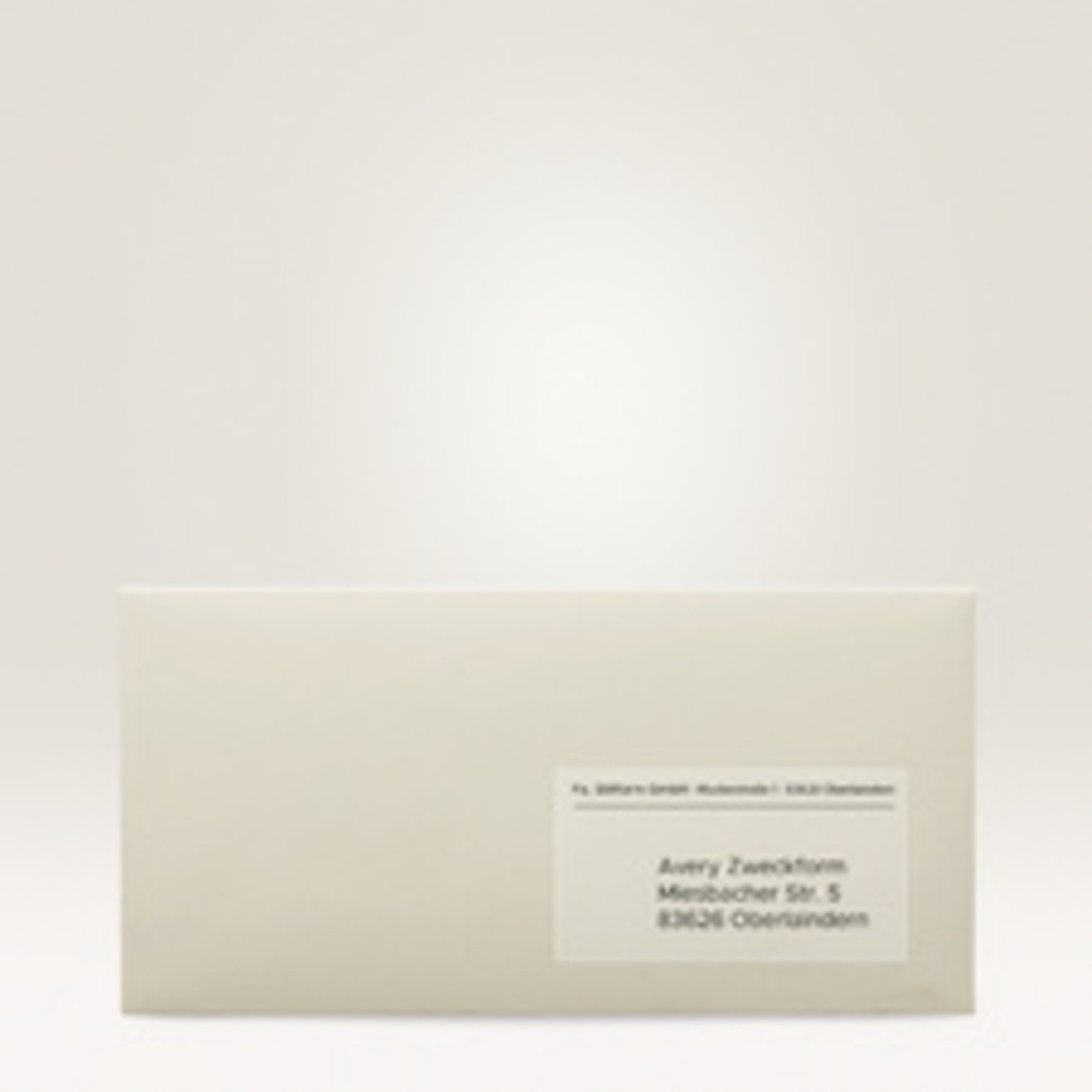 Etiquette d'adresse, 99,1 x 42,3 mm