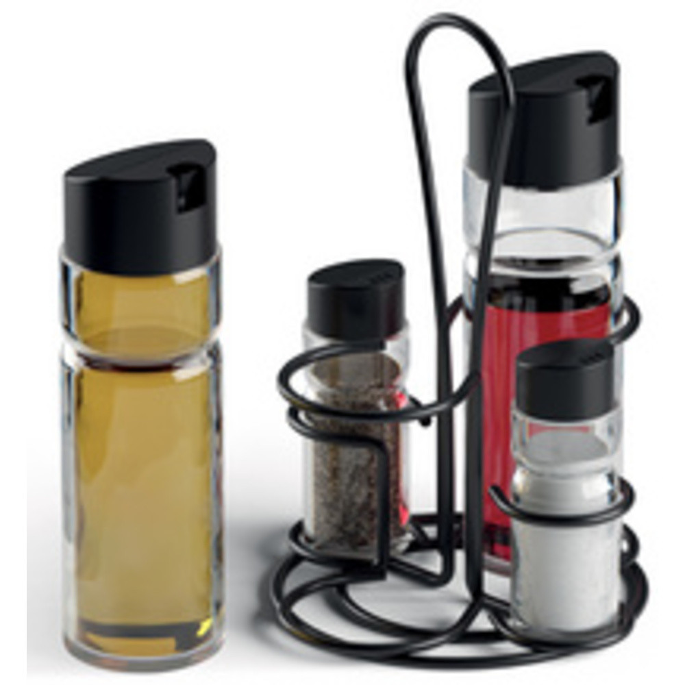 Ménagère Spice Line, 5 pièces, noir