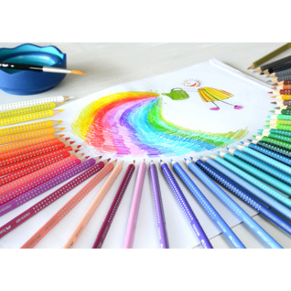 FABER-CASTELL Crayon de couleur Colour GRIP, tui de 48