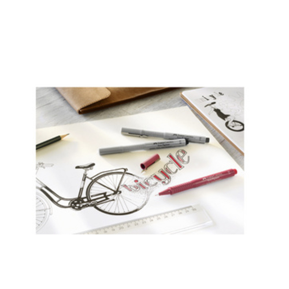 Stylo Faber Castell Crayon feutre Ecco Pigment 0 05mm 1x - vue 2