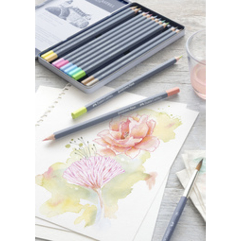 Crayon GOLDFABER Aquarelle, boîte métal de 12