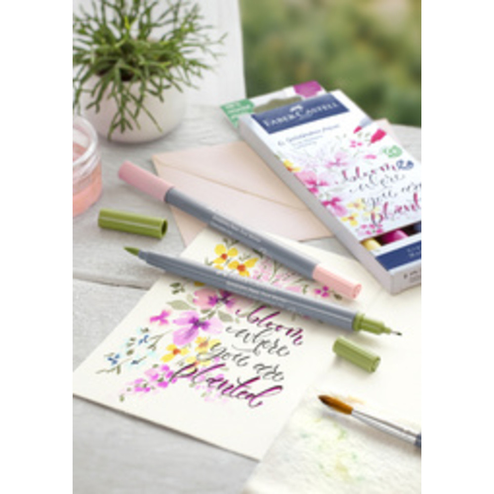 Marqueur aquarelle GOLDFABER, étui Lettering