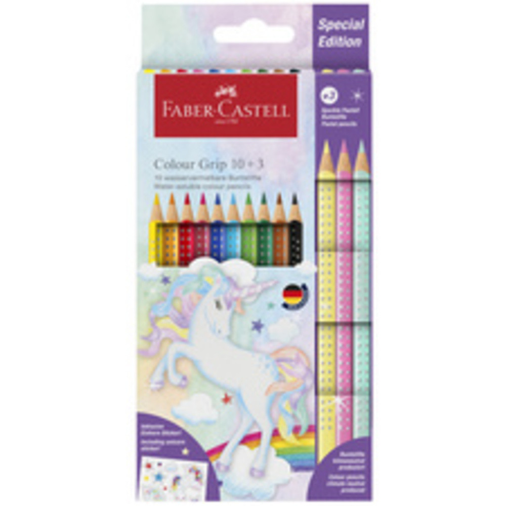 Crayon aquarellable Faber Castell 201543 24 couleurs multicolores résistant - vue 2