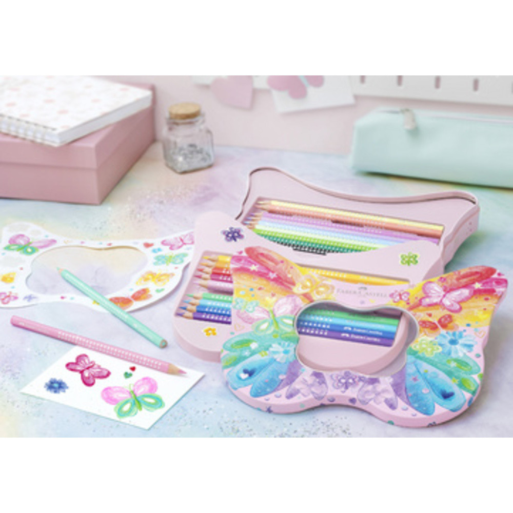 Crayon de couleur triangulaire GRIP SPARKLE