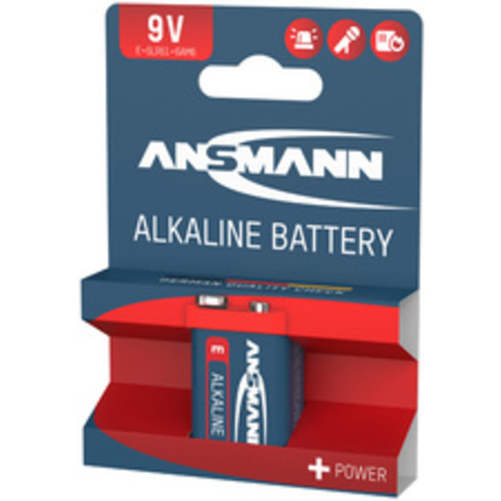 Pile alcaline 'RED', E-bloc 9V