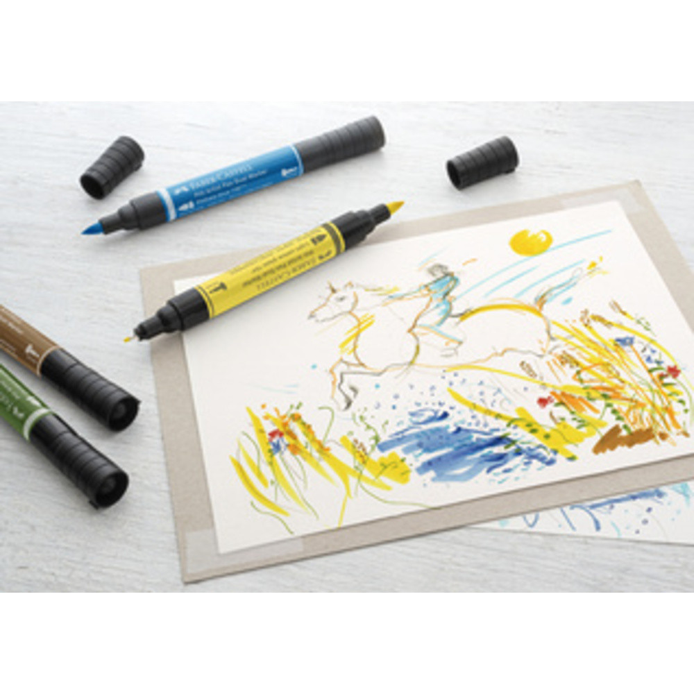 Feutre PITT artist pen Dual Marker, étui de 10