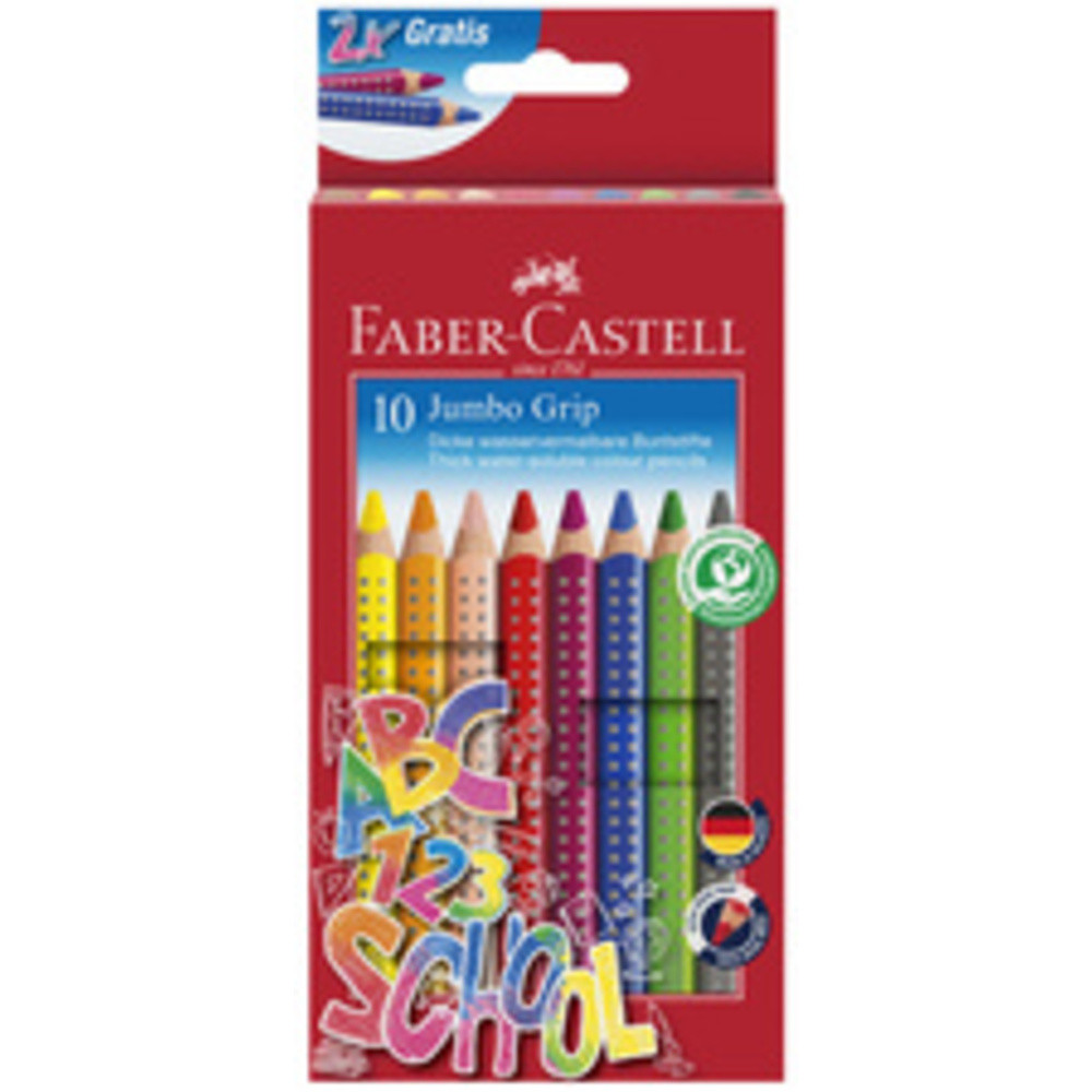 Crayon de couleur Jumbo GRIP, étui promo